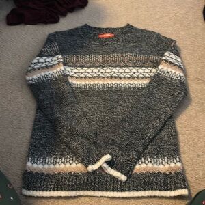 Xs fair isle knit sweater